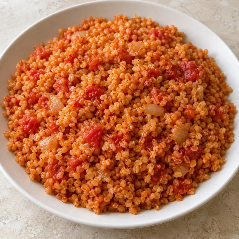 برغل ببندورة