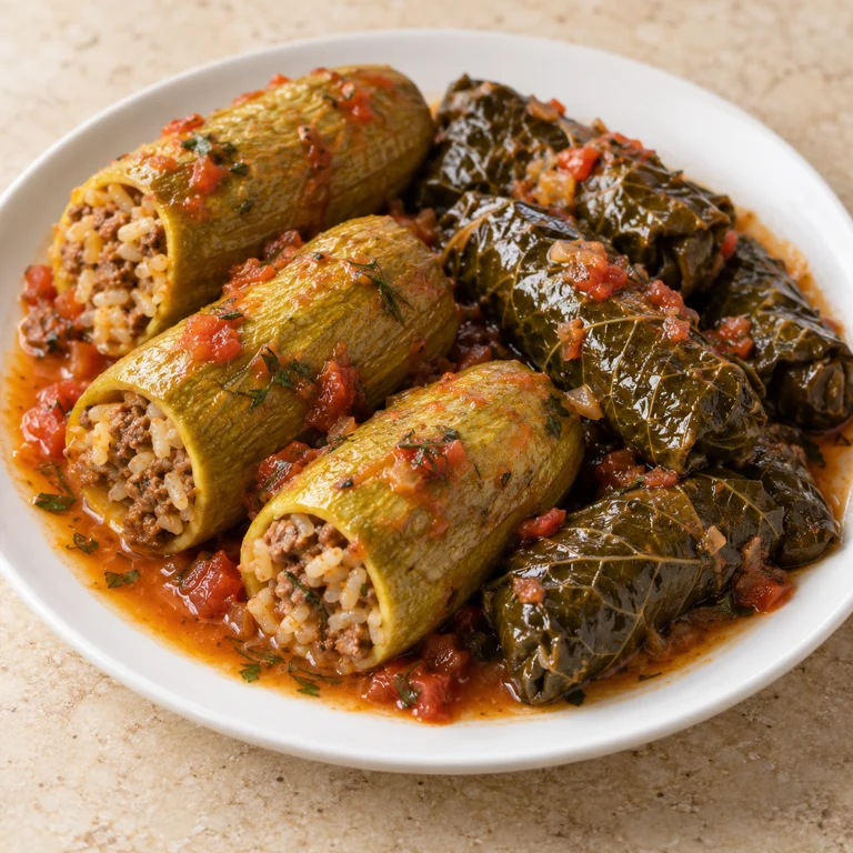 كوسا وورق عنب محشي